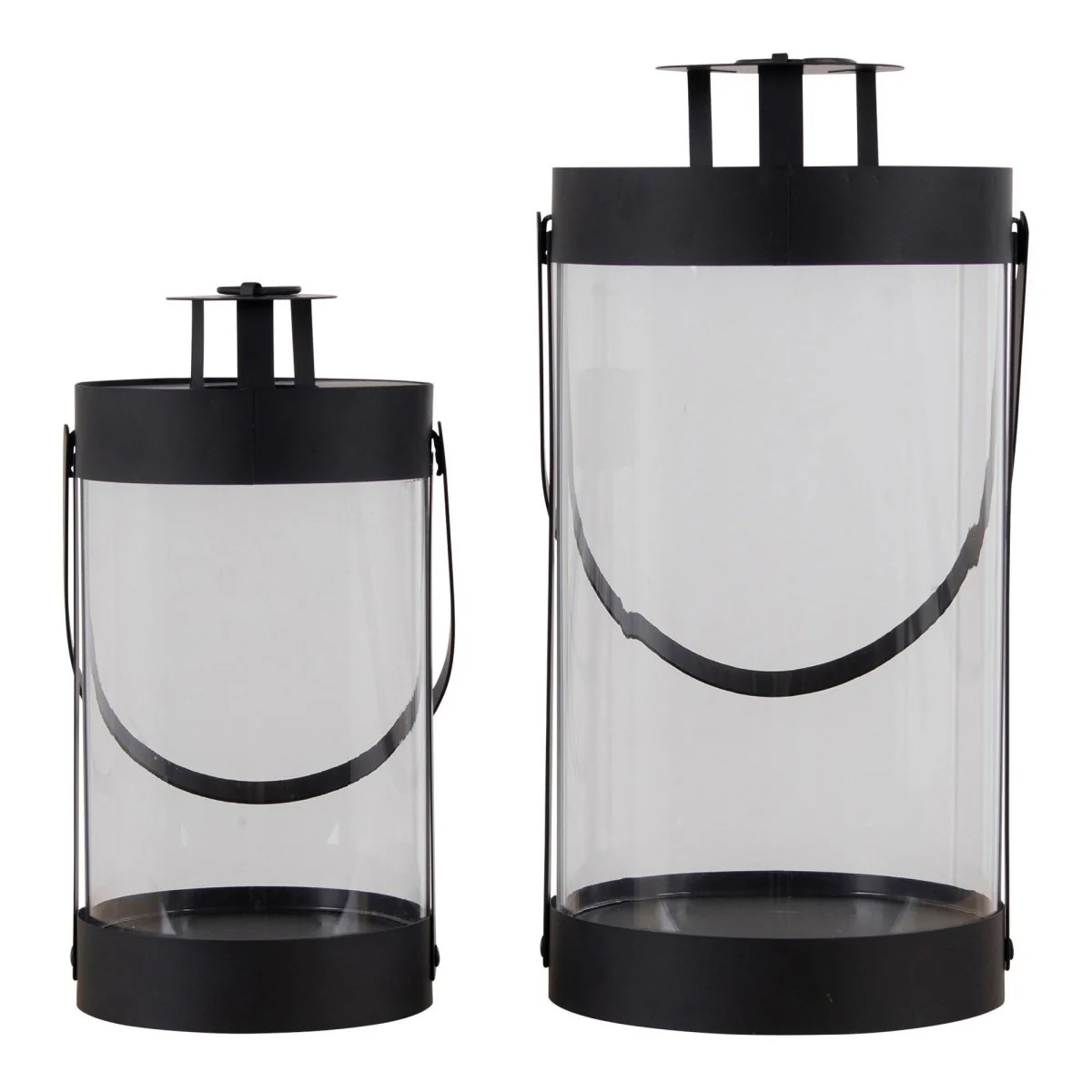 2-pk Bondi lanterne glass og metall sort - Image 6