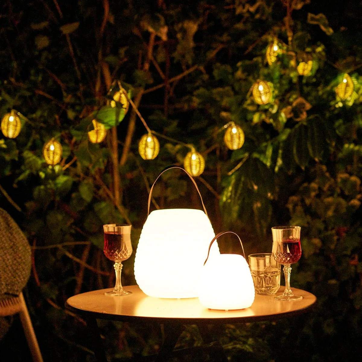 Derry LED lampe hvit 21 cm, oppladbar - Image 4