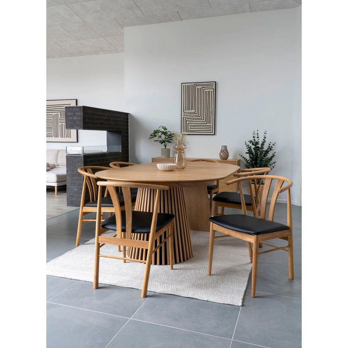 2-pk Artenara spisestol oak veneer - Image 2