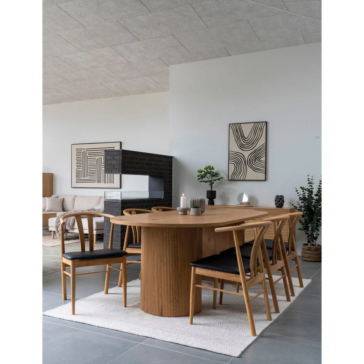 2-pk Artenara spisestol oak veneer - Image 4