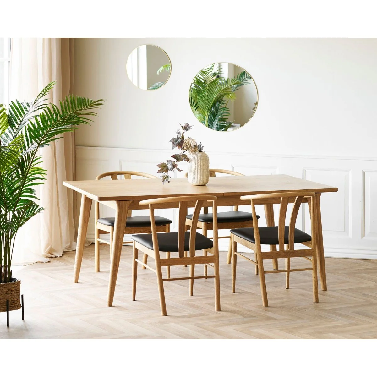 2-pk Artenara spisestol oak veneer - Image 6