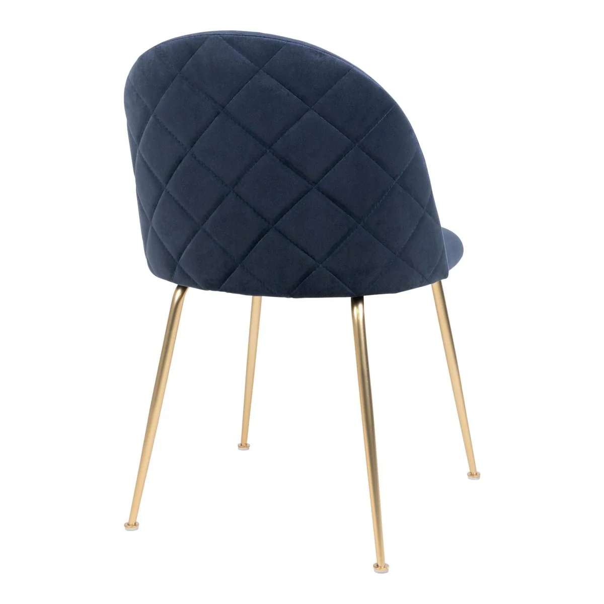 2-pk Geneve velvet blå spisestol - Image 10