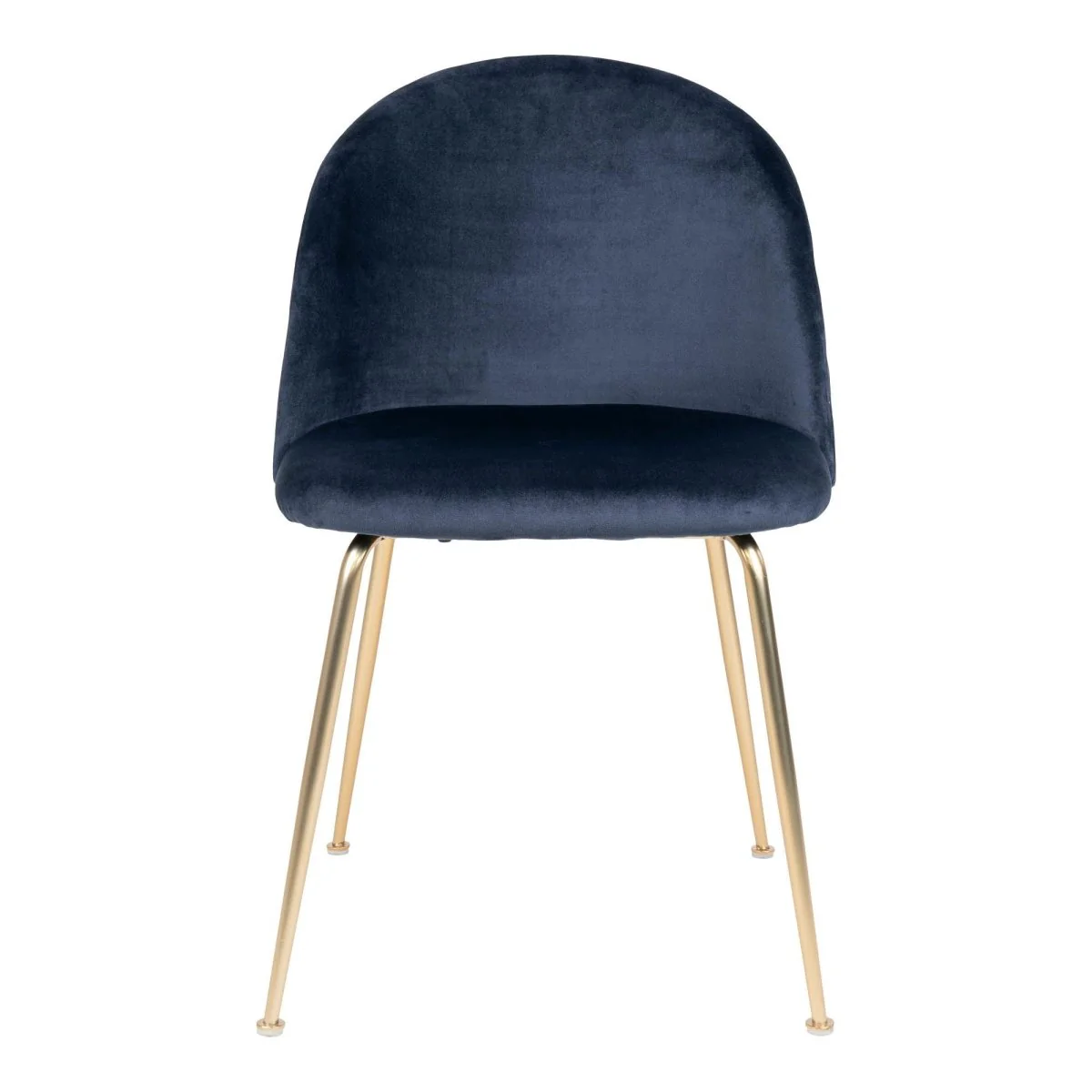 2-pk Geneve velvet blå spisestol - Image 5