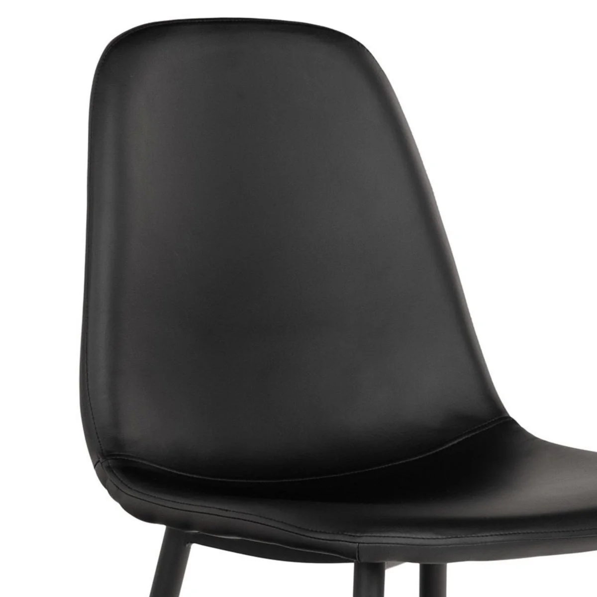 2-pk Stockholm spisestol sort - Image 4
