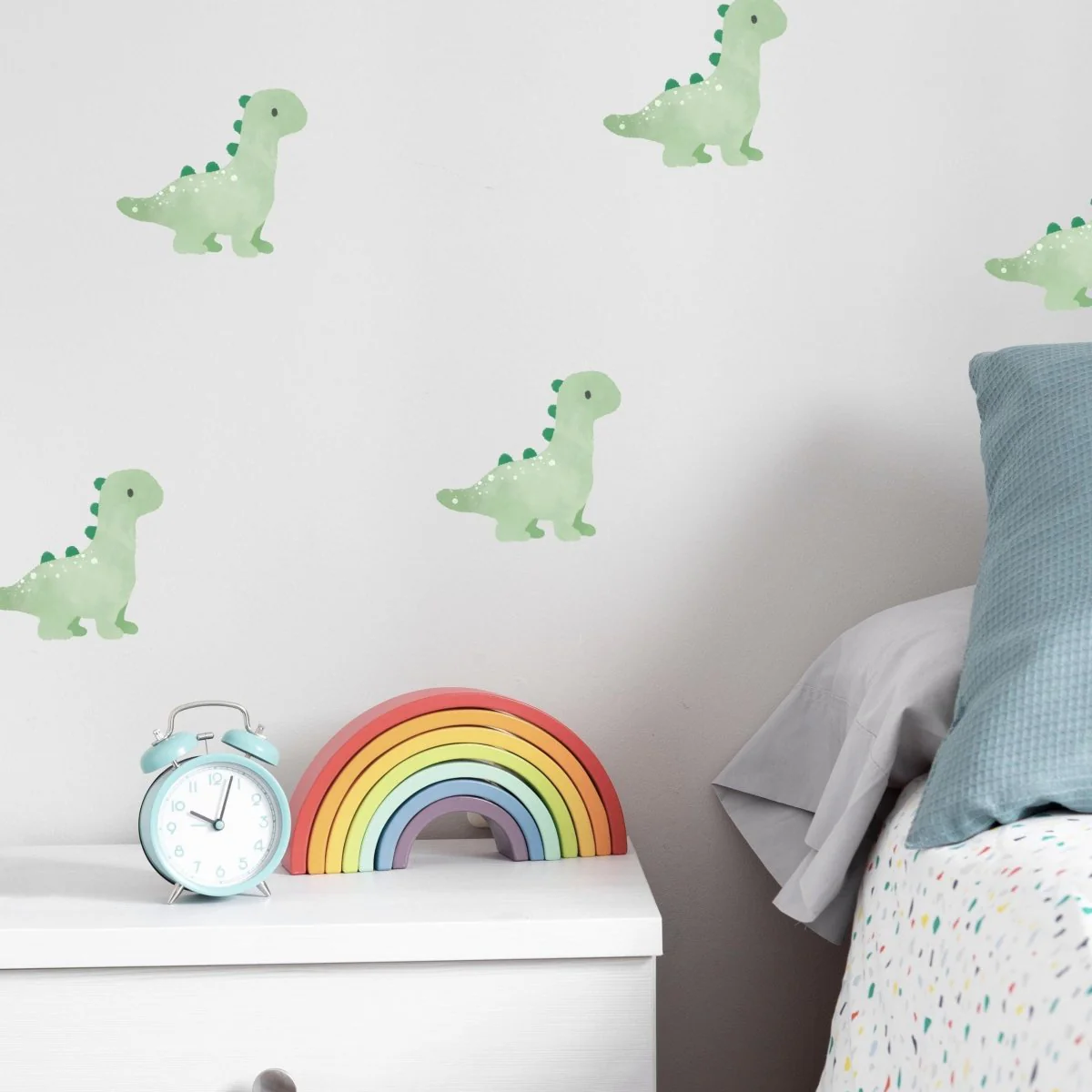 25-pk Dino klistremerker, grønn