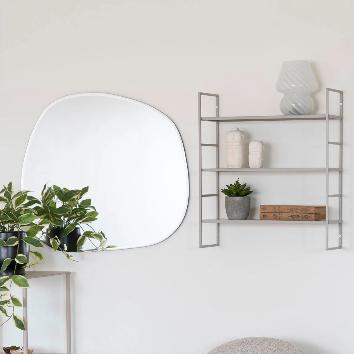 Beja hyller stål kjølig grå 48 x 17 x 55 cm - Image 2