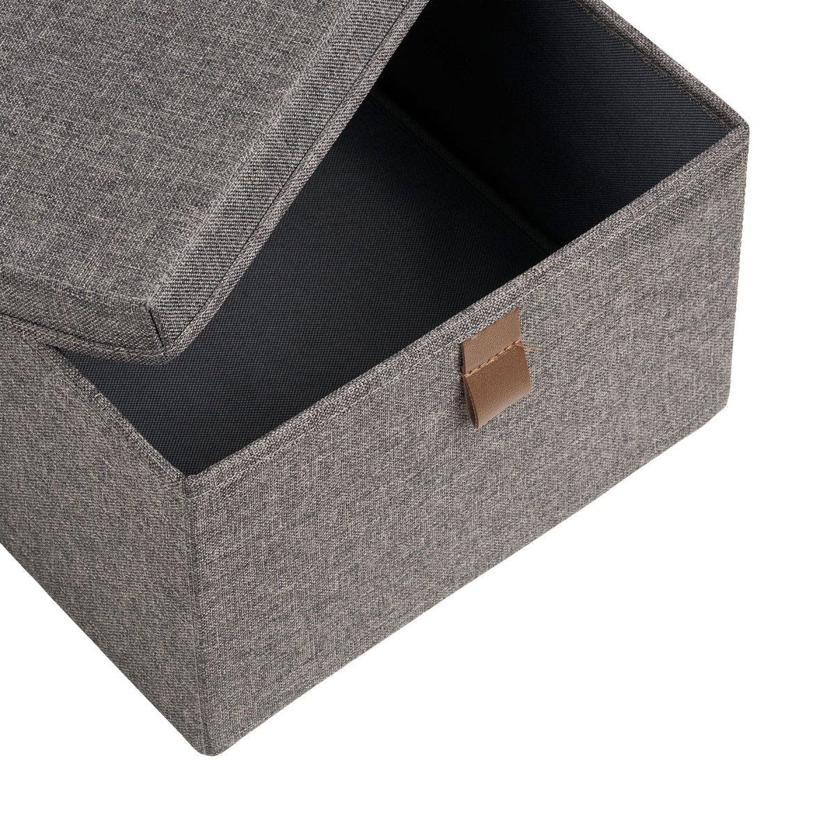 3-pk Noto oppbevaringskurver tekstil mørk grå - Image 5