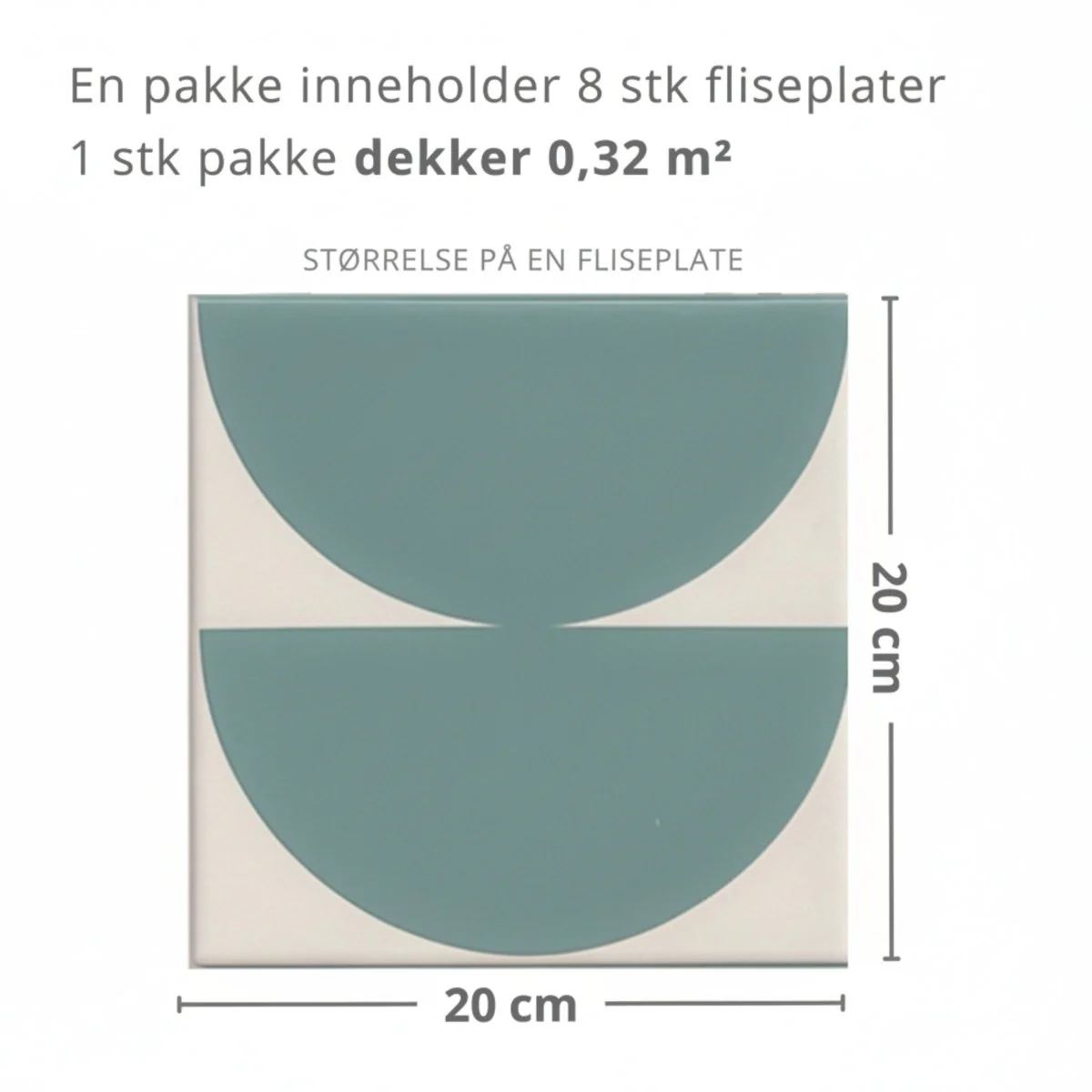 8-pk Neu Antikk selvklebende fliser - Image 2