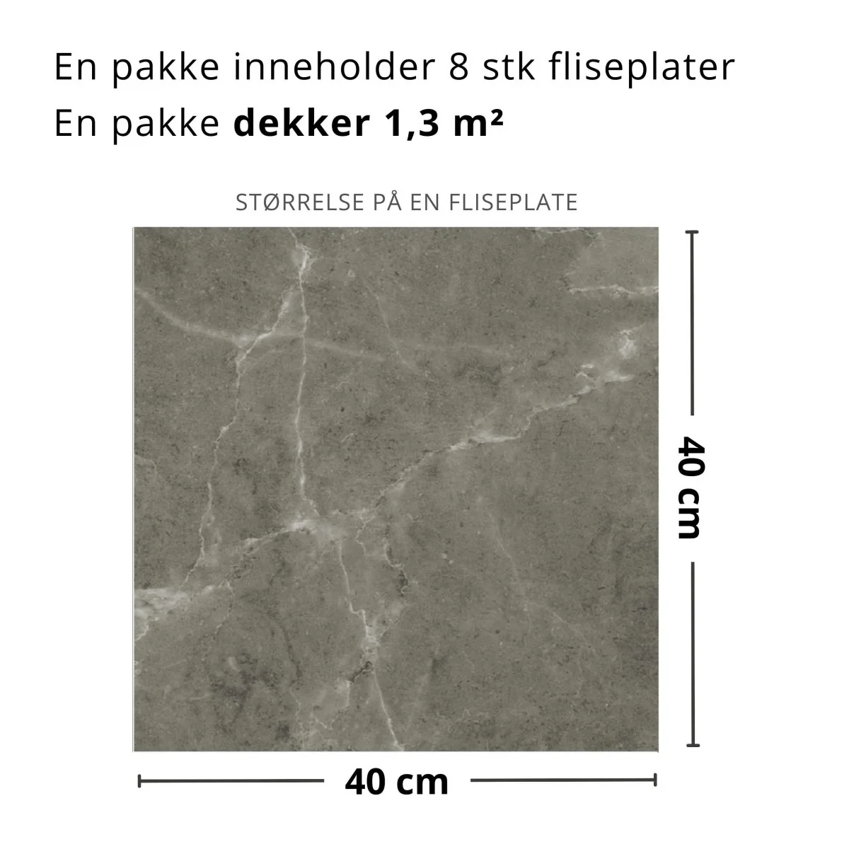 Vareprøve Skifer grønn selvklebende fliser - Image 2