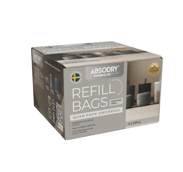 4-pk Absodry by Torrbollen refillposer til Series 3, 6 og 12 - Image 2
