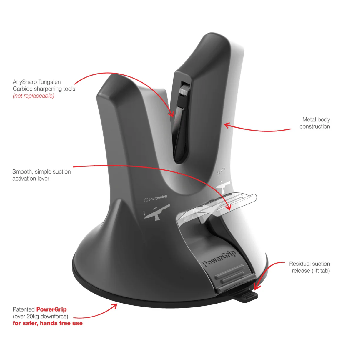 AnySharp X-Blade profesjonell knivsliper - Image 8