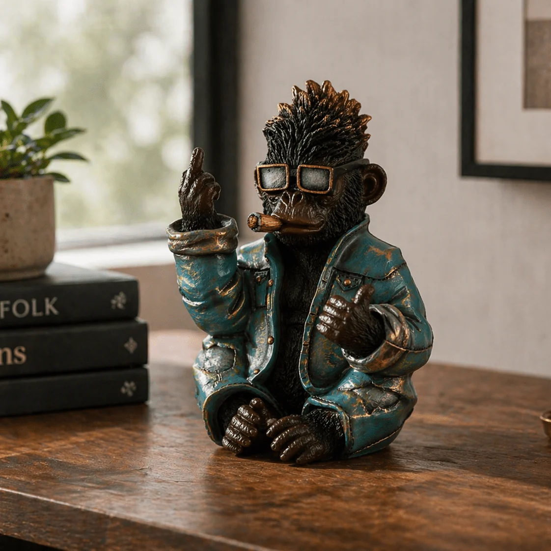 Rockeape figur blå/svart - Image 4