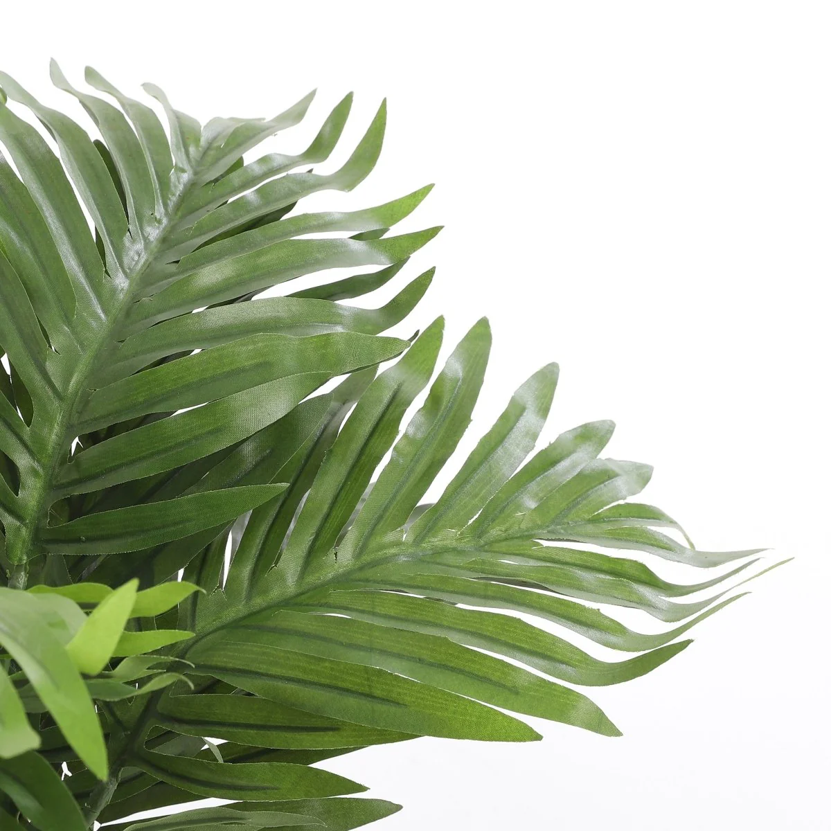 Areca palme kunstig grønn med potte 80 cm - Image 2
