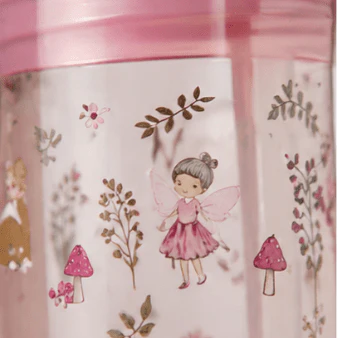 Barneglass med sugerør rosa Mio 250 ml - Image 6