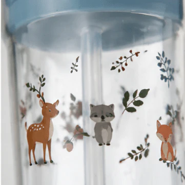 Barneglass med sugerør blå Mio 250 ml - Image 2