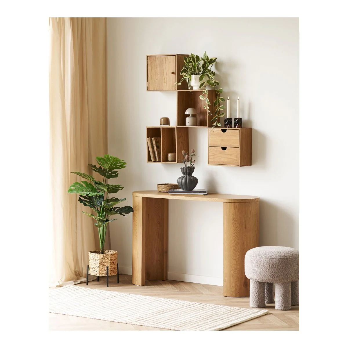 Bibione konsollbord natur 114 x 75 cm