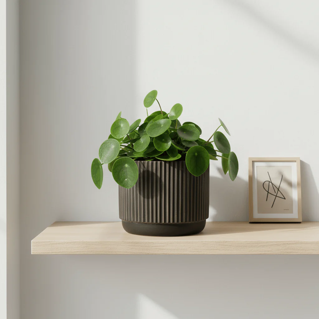 Blomsterpotte Keramikk Svart/Brun Liten - Image 5