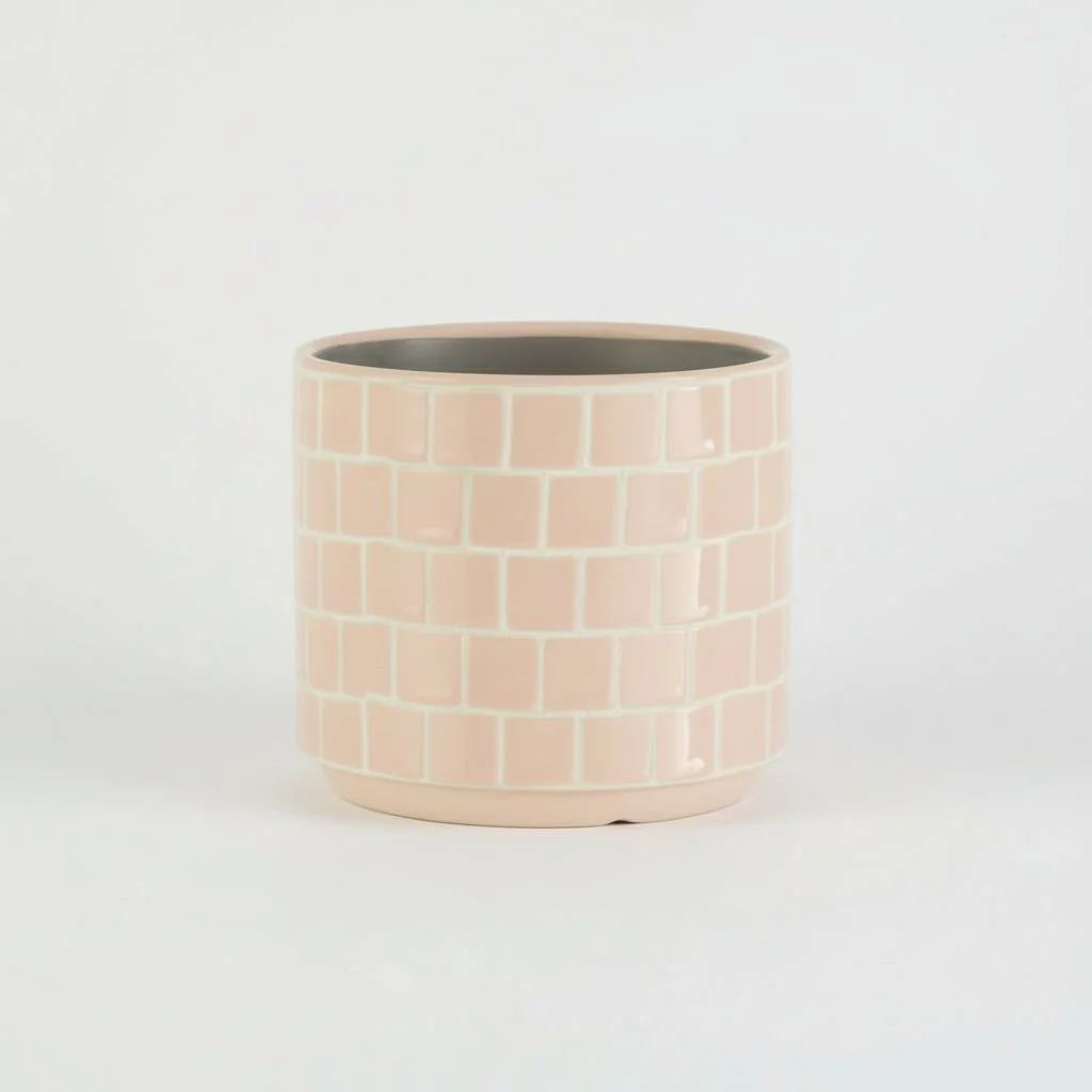 Blush mosaikk potte ø 10,5 cm - Image 4