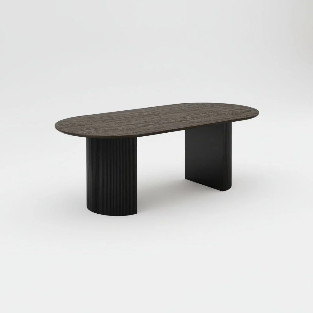 Boavista spisebord mørk brun 210 cm