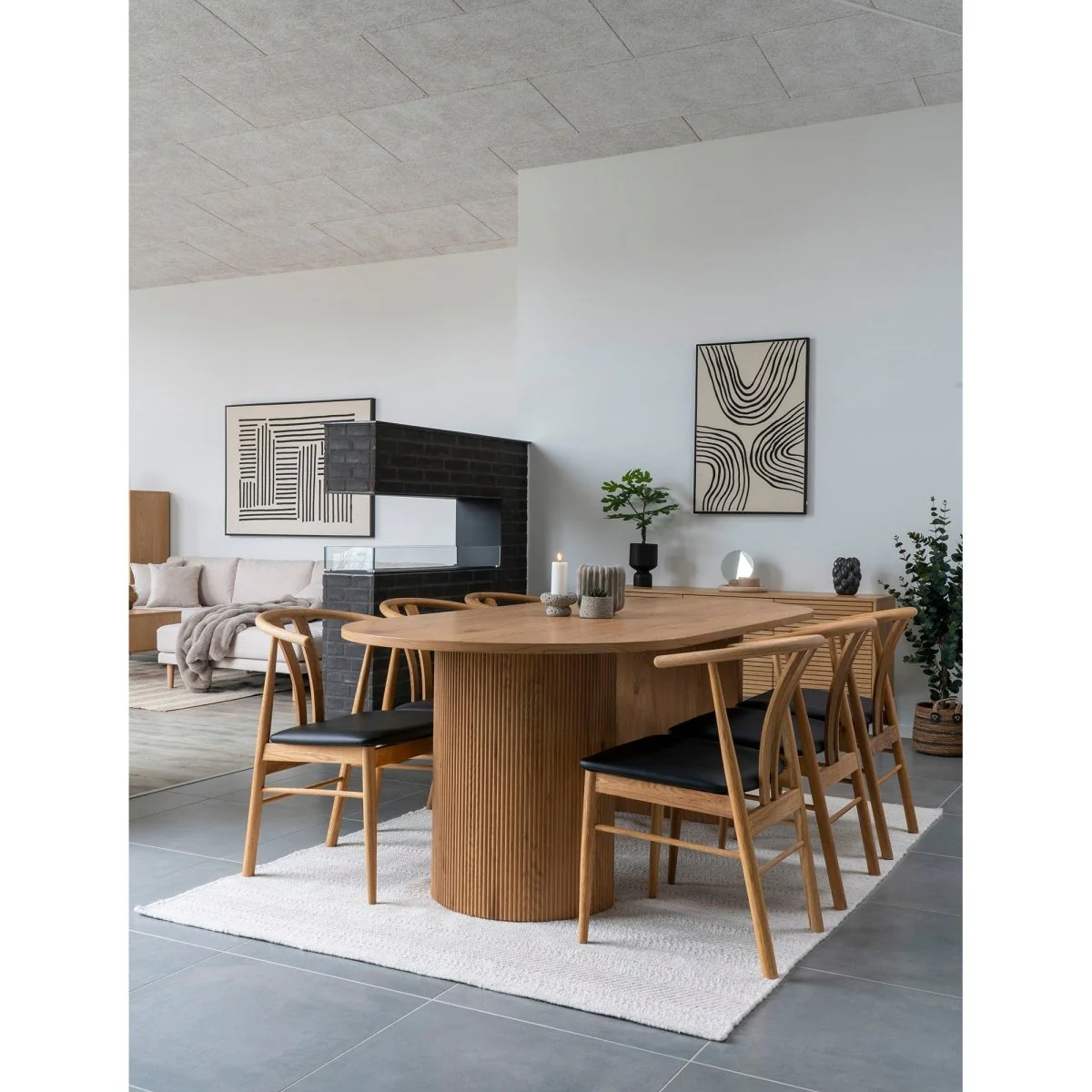 Boavista spisebord natur 210 cm
