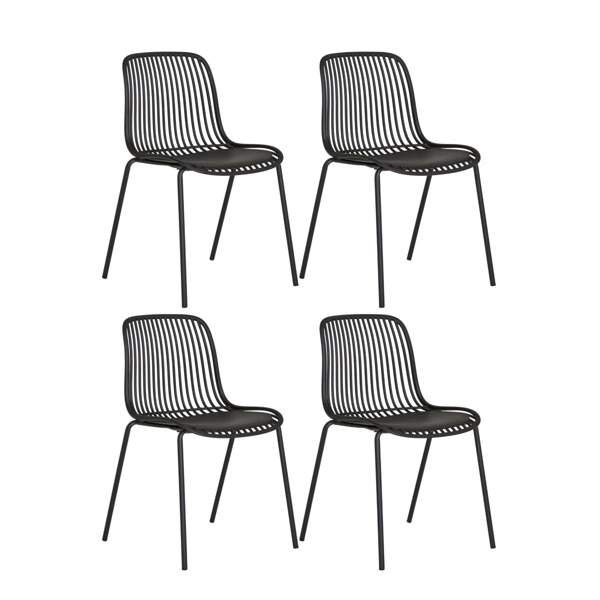 4-pk Branson hagestol sort