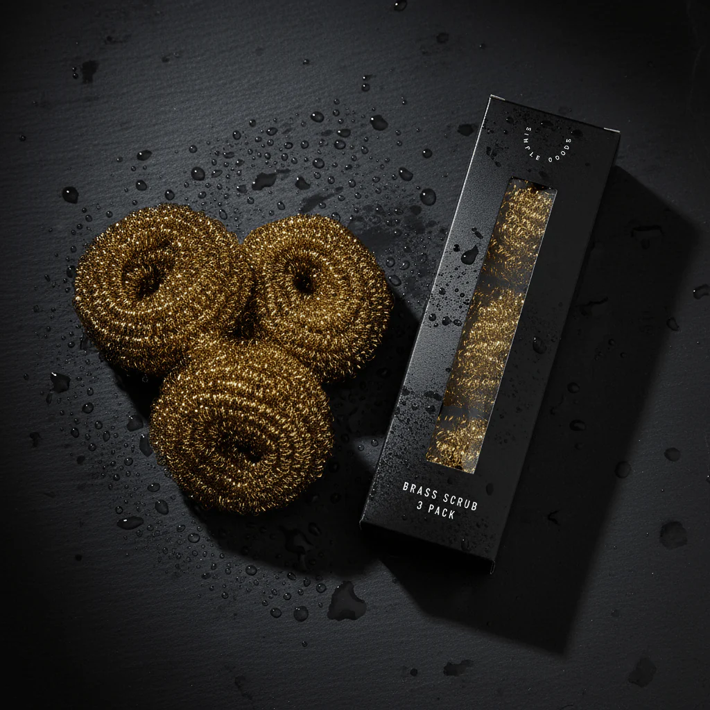 3-pk Brass Oppvaskskrubb - Image 4