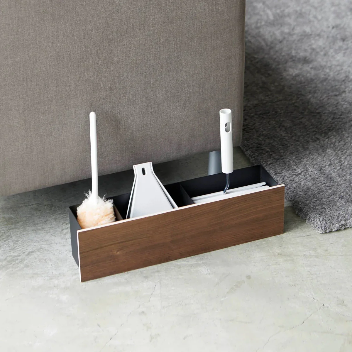 Oppbevaringsboks med skillevegger sort 45 cm - Image 9