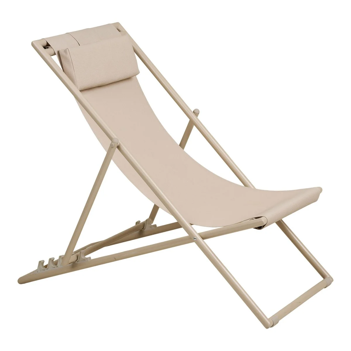 Curtis strandstol, tekstil taupe - Image 10