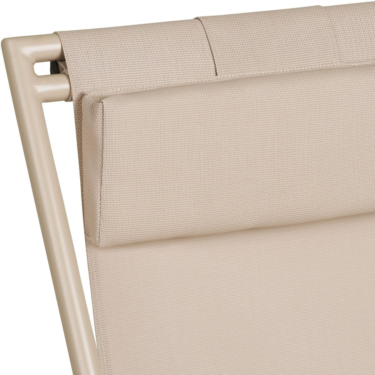 Curtis strandstol, tekstil taupe - Image 3