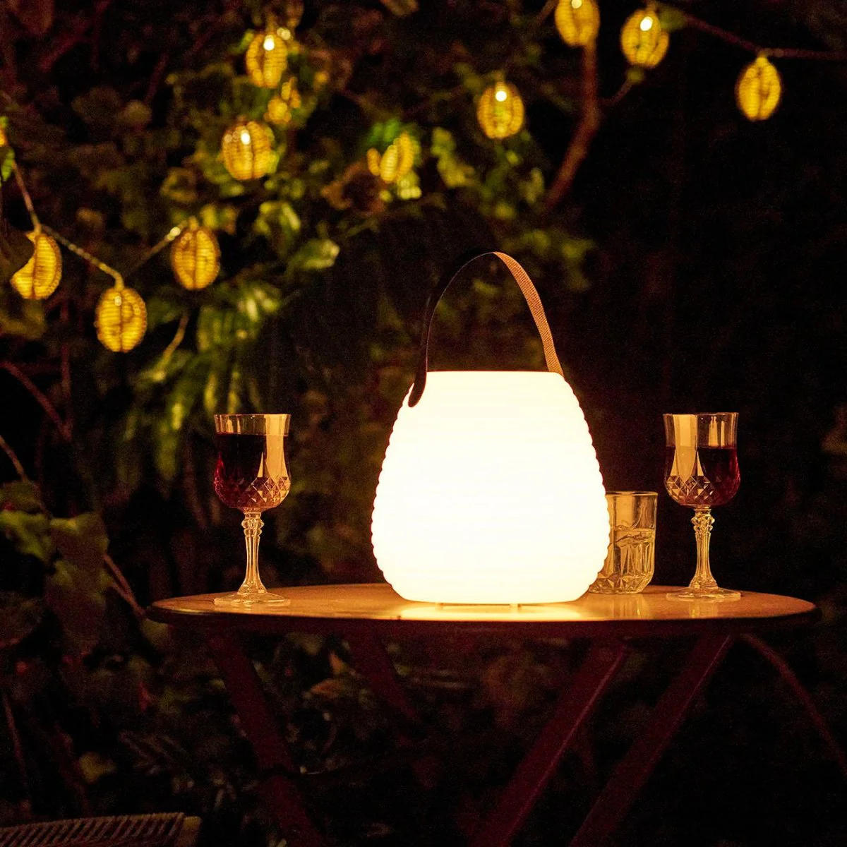 Derry LED lampe hvit 21 cm, oppladbar - Image 10