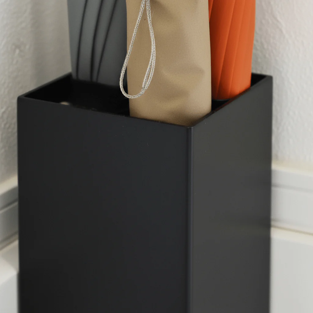 Diskré paraplystativ sort - Image 3