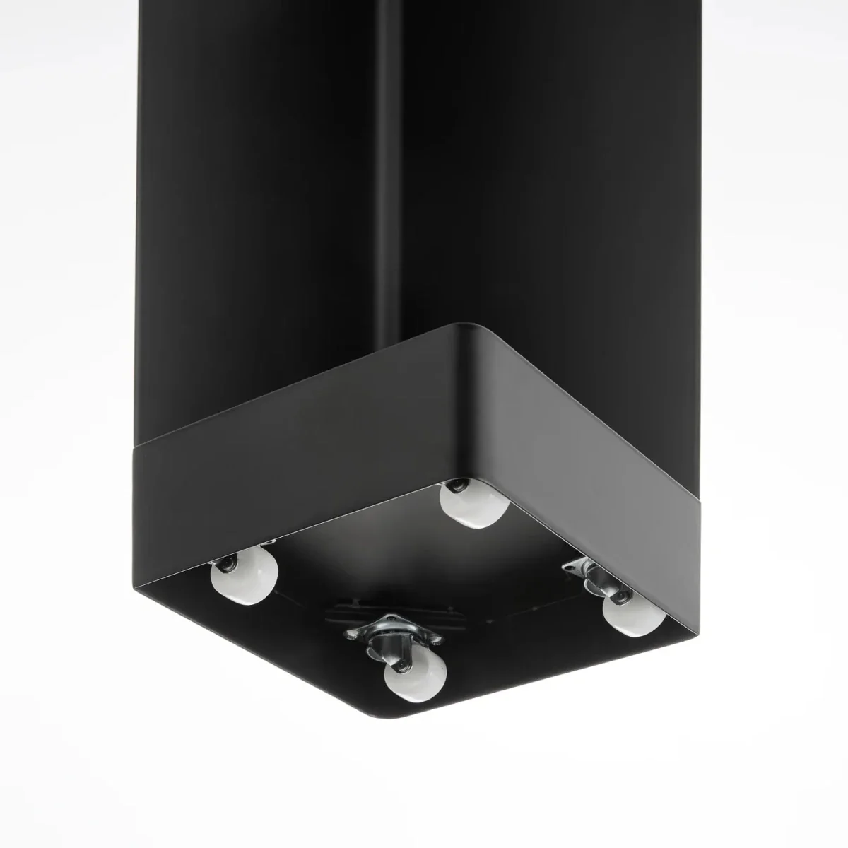 Diskré toalettpapirholder med hjul sort 80,5 cm - Image 4