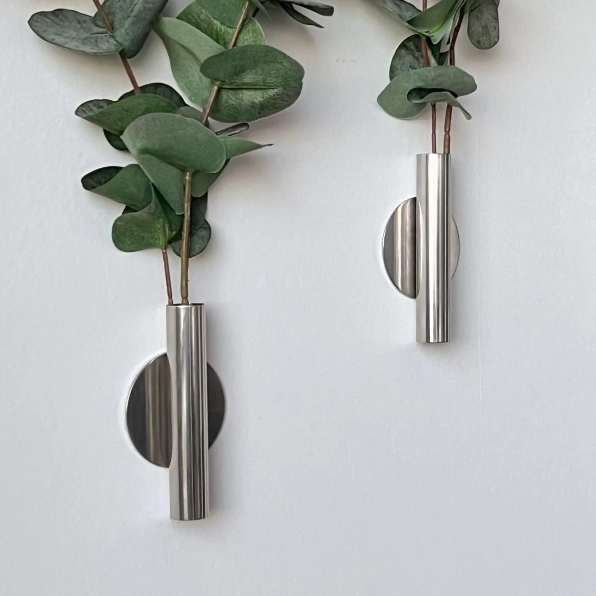 Eucalyptus & Manhattan veggvase, sølv - Image 7