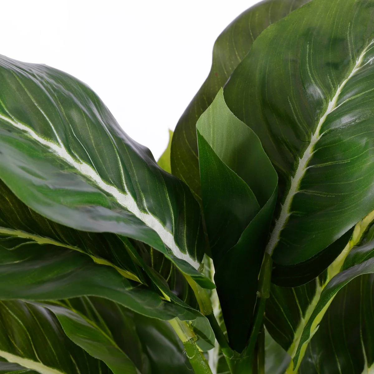 Evergreen kunstig plante grønn grå 49 cm med potte - Image 2