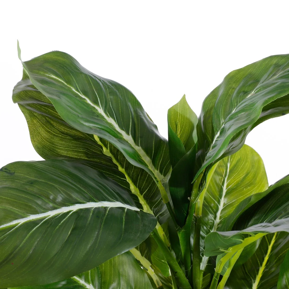 Evergreen kunstig plante grønn grå 49 cm med potte - Image 4
