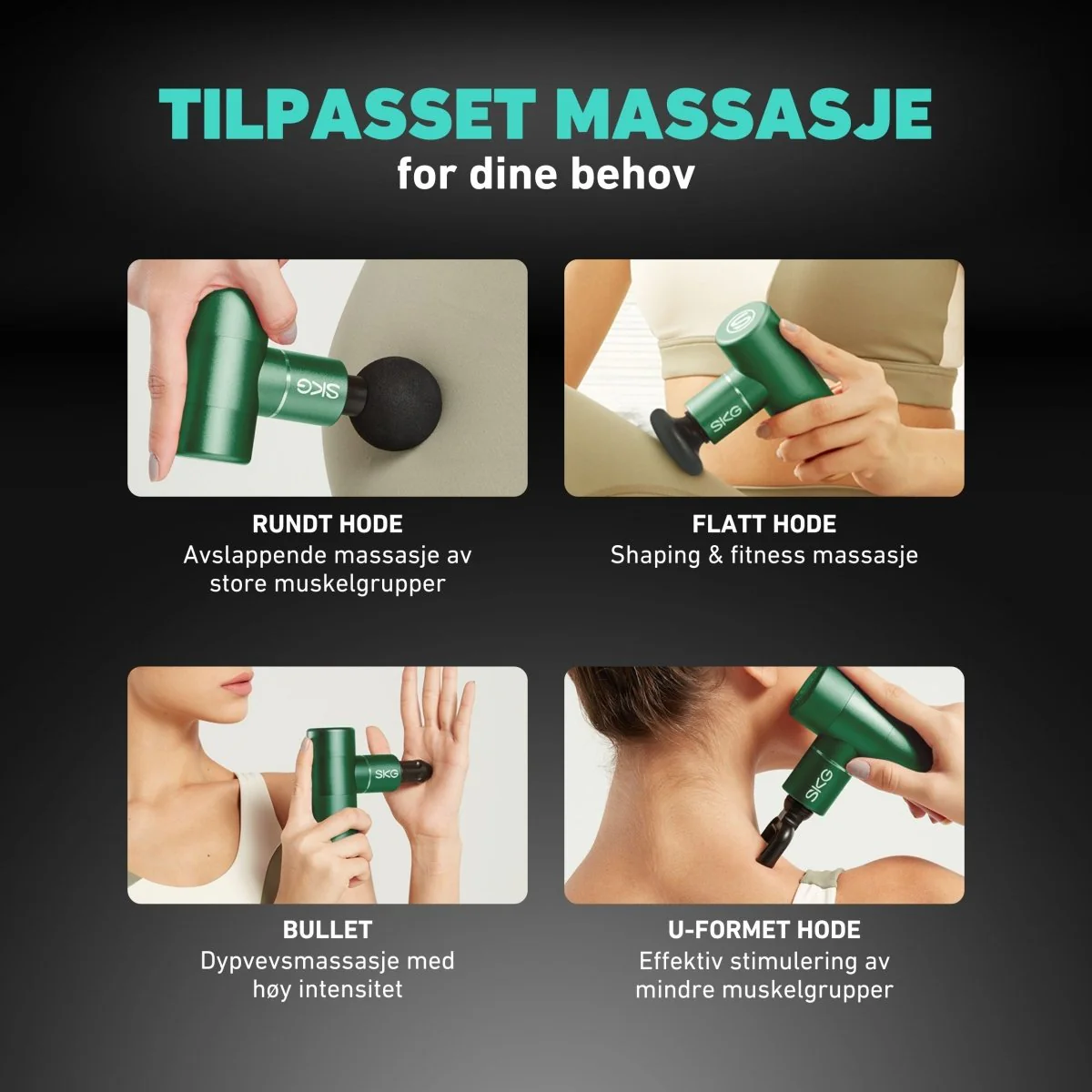 Massasjepistol F3 grønn - Image 17