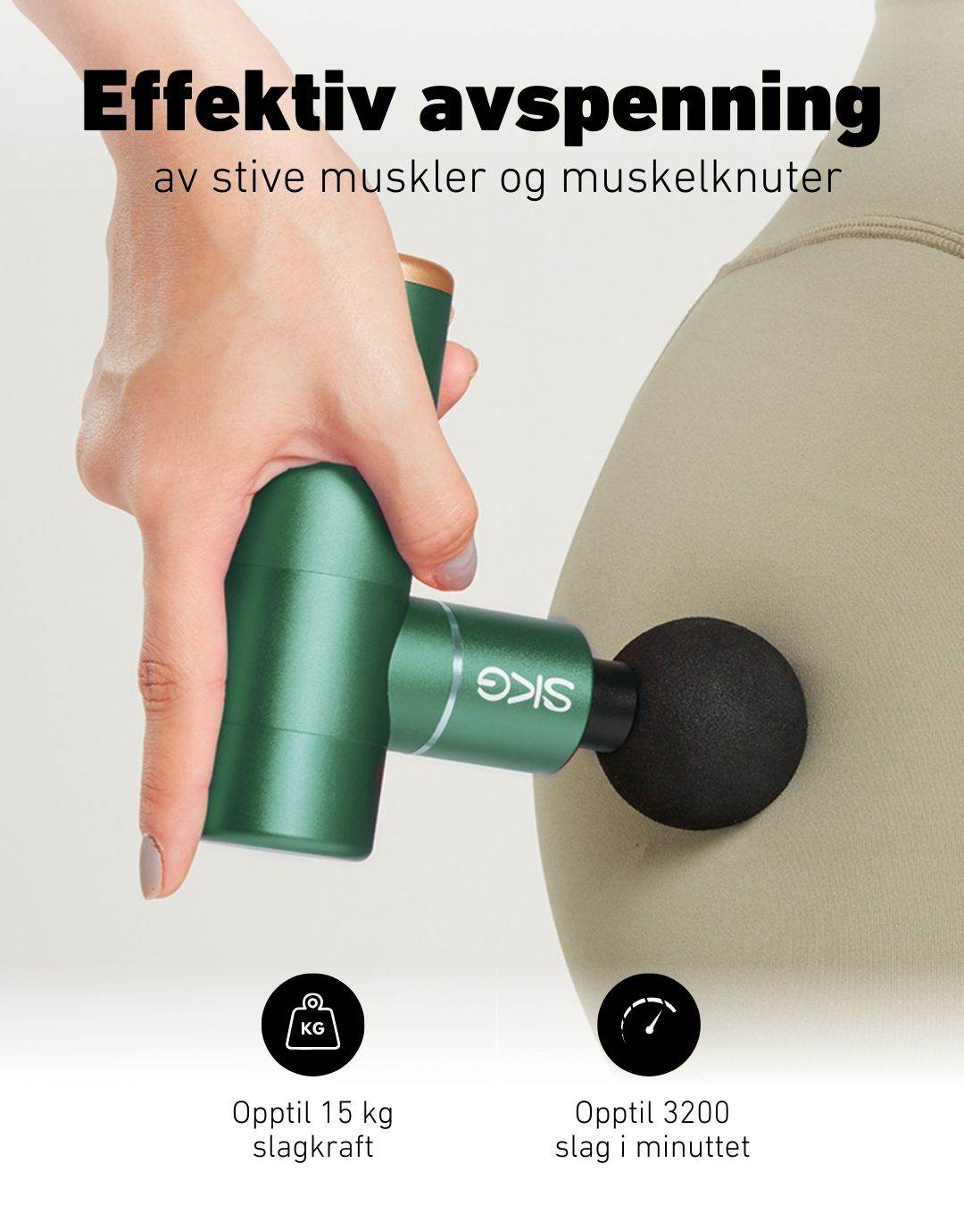 Massasjepistol F3 grønn - Image 8