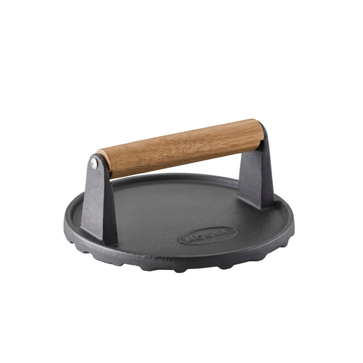 Grillpresse Støpejern/valnøtt-tre 17,7 x 7,5 cm - Image 2