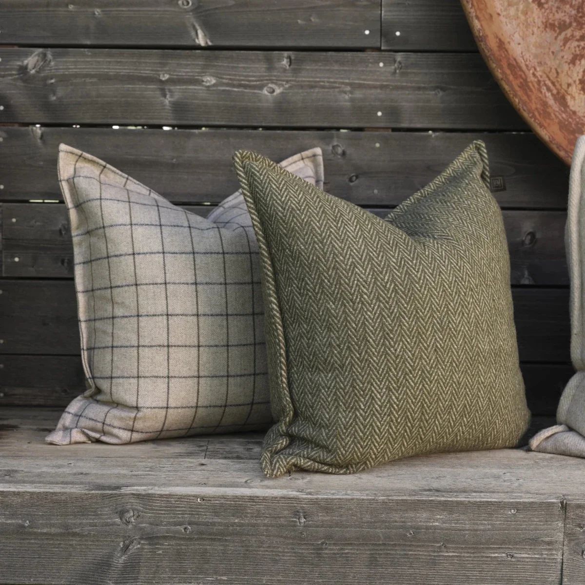 Halvor Bakke Liam putetrekk Beige 50 x 50 cm - Image 3