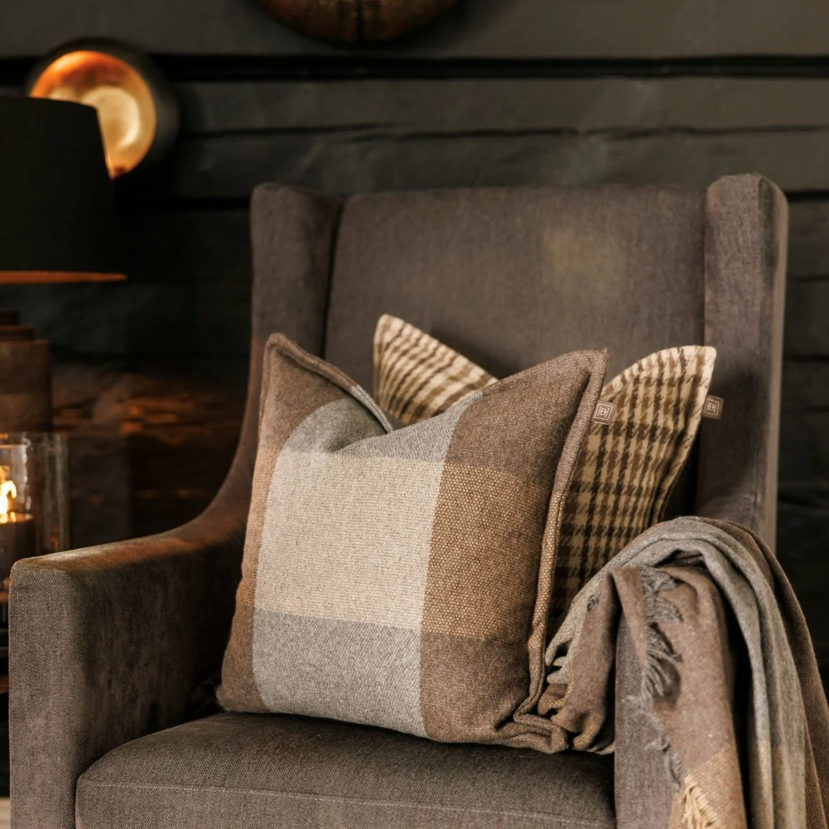Halvor Bakke Ulundi putetrekk Beige 50 x 50 cm - Image 3