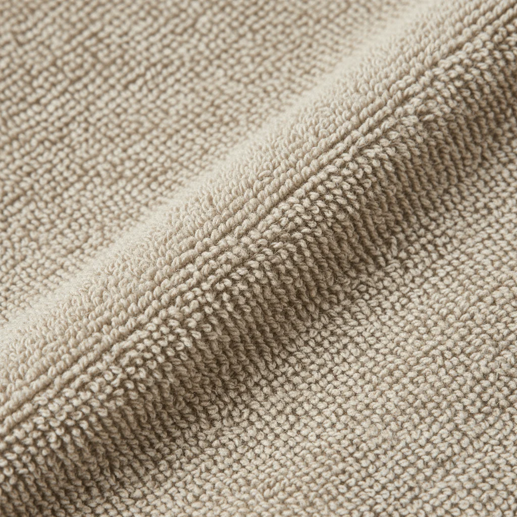 Håndkle bomull sand 70 x 140 cm - Image 3