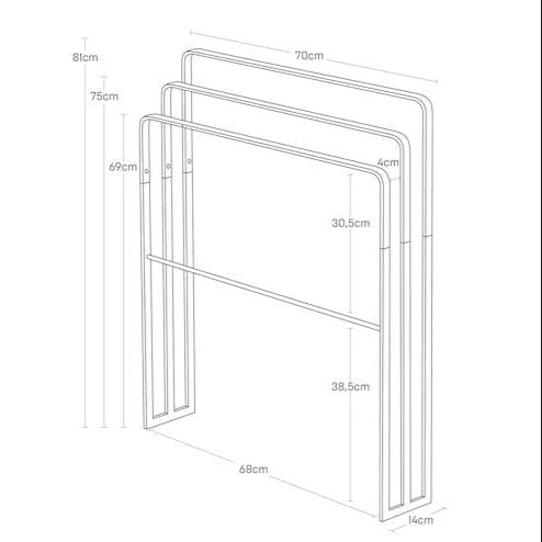 Håndkleholder hvit - Image 5
