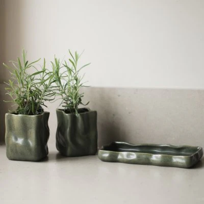 DBKD Herb pottesett 3 deler grønn - Image 2