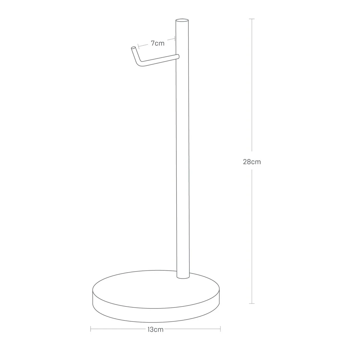 Stativ til hodetelefon hvit - Image 4