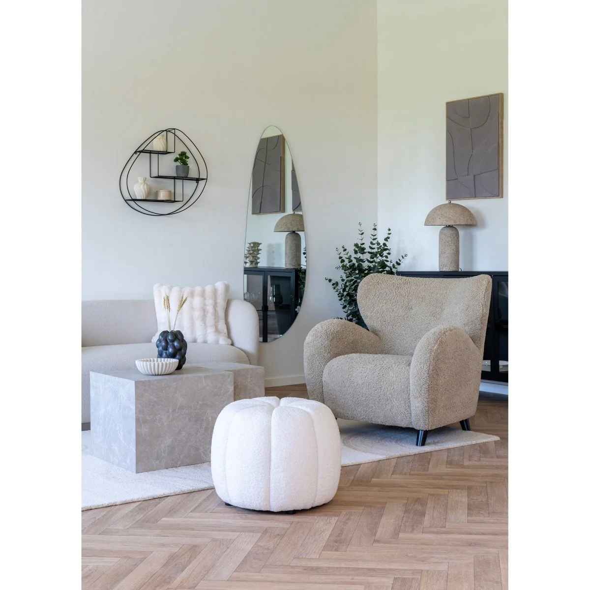 Astley bordlampe, stone grey - Image 4