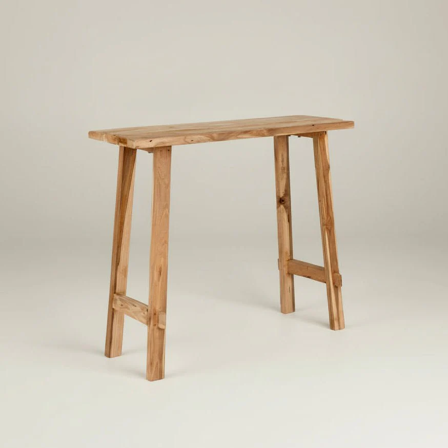 Girona konsollbord teak 90 x 30 x 80 cm