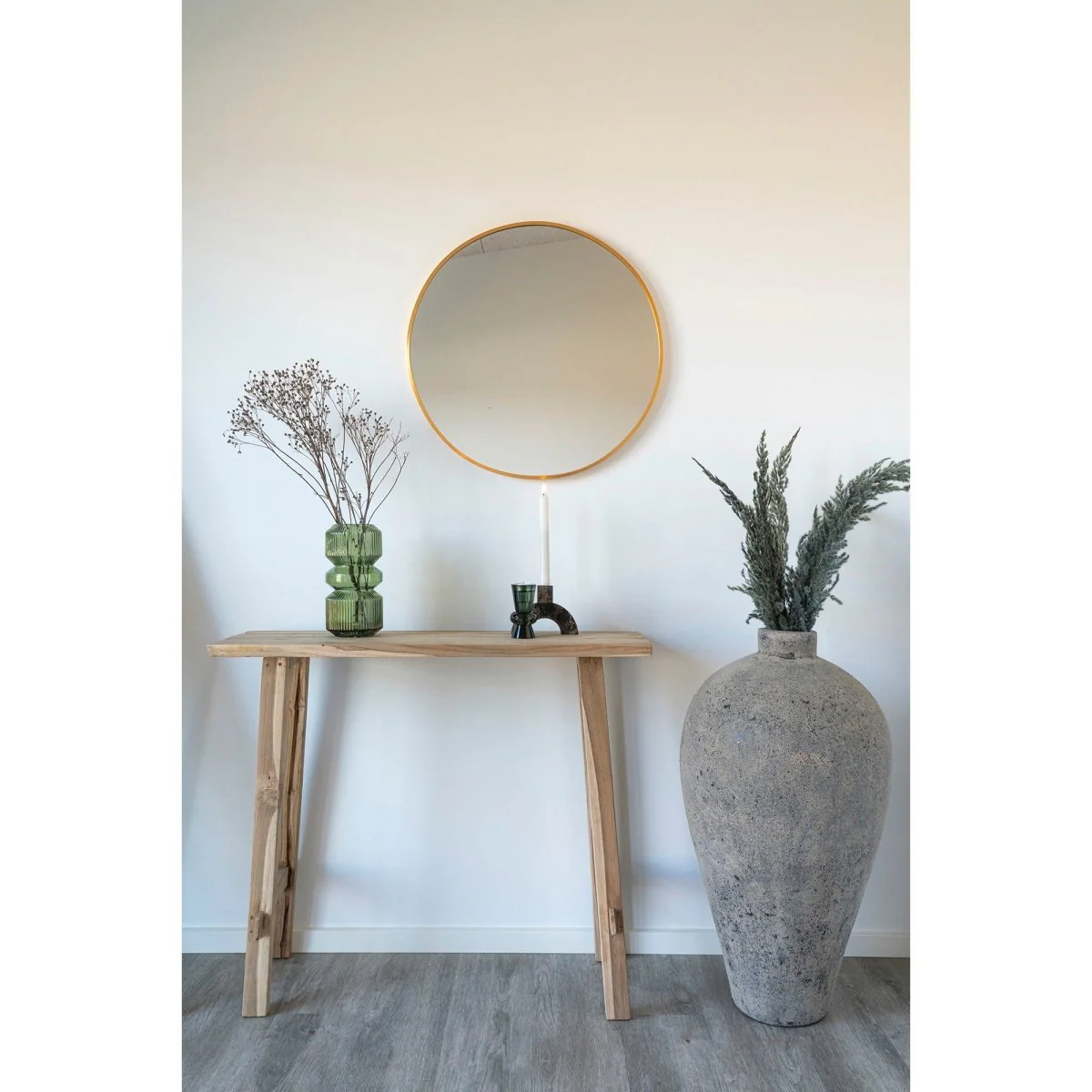Girona konsollbord teak 90 x 30 x 80 cm - Image 2