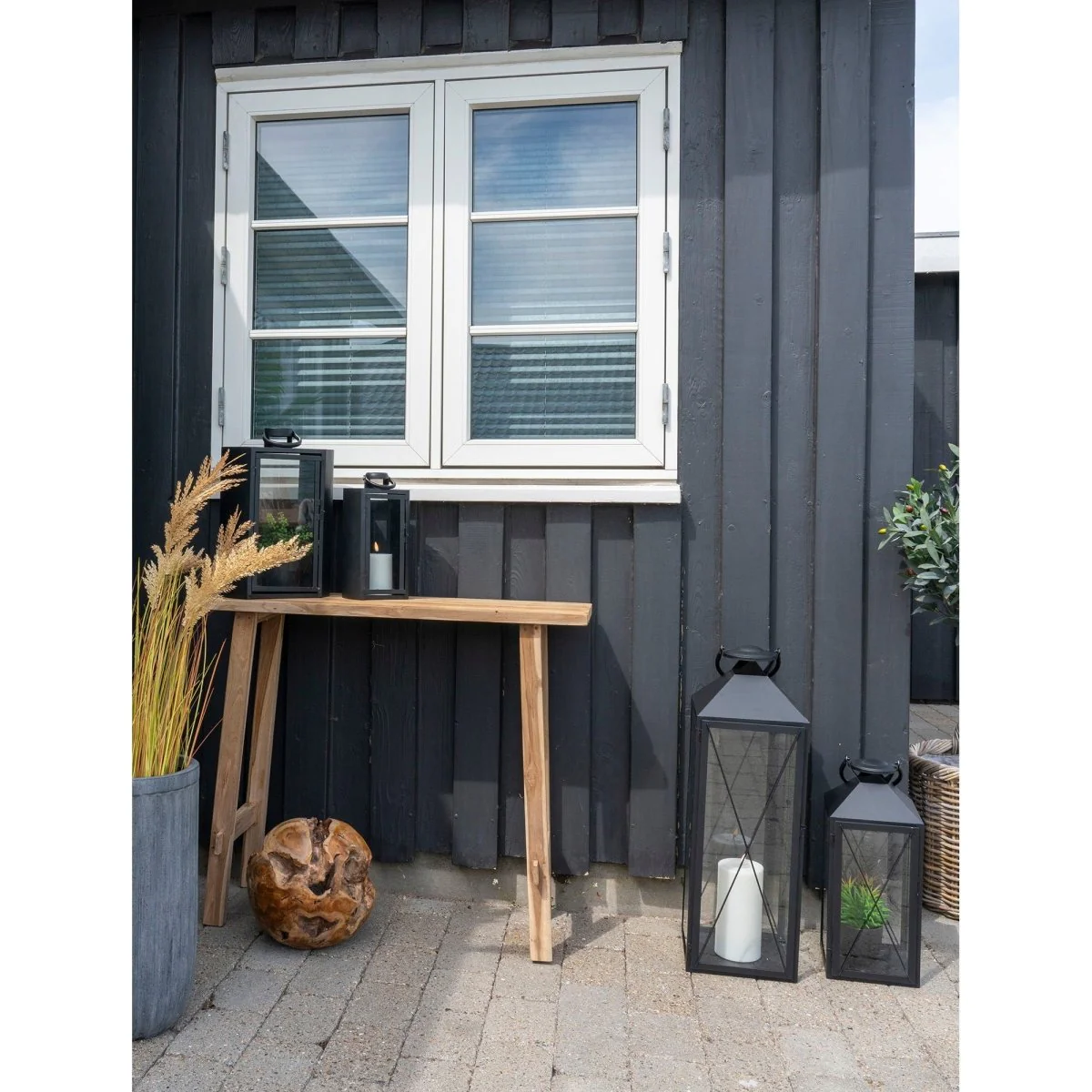 Girona konsollbord teak 90 x 30 x 80 cm - Image 4