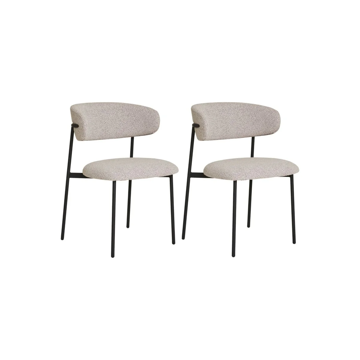 2-pk Mira sand spisestol