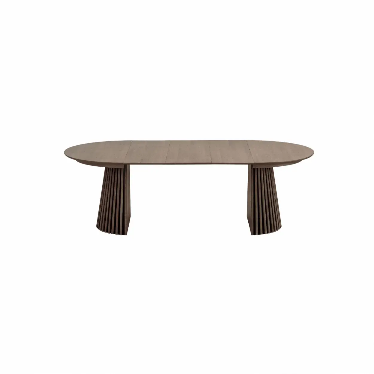 Osaka spisebord smoked oak veneer, uttrekkbart 120-240 cm